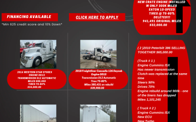 Class 8 Big Sale – Top Deals on Heavy-Duty Trucks and Trailers – Don’t Miss Out!